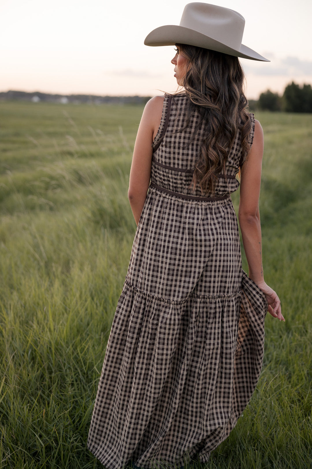 Saddlewood Gingham Duster Top PRE ORDER 9/30