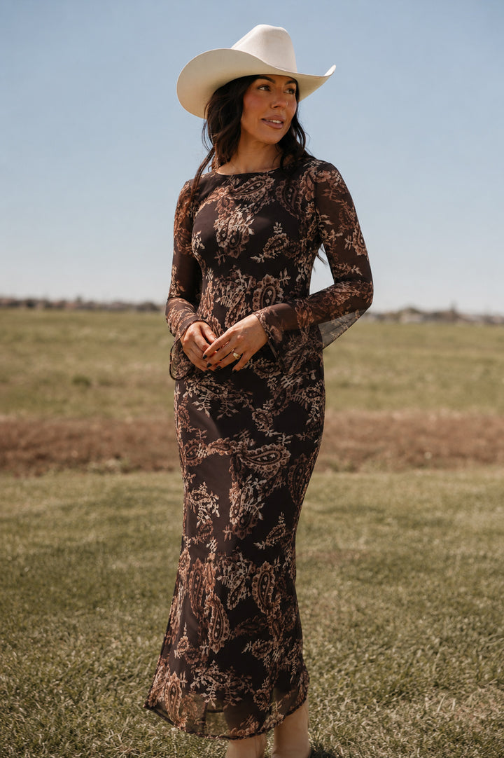 Paisley Trails Maxi Dress PRE ORDER 10/30