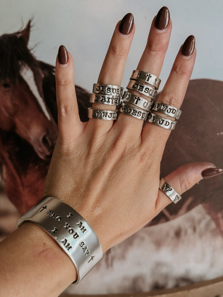 Western Faith Hand Stamp Jewelry Collection