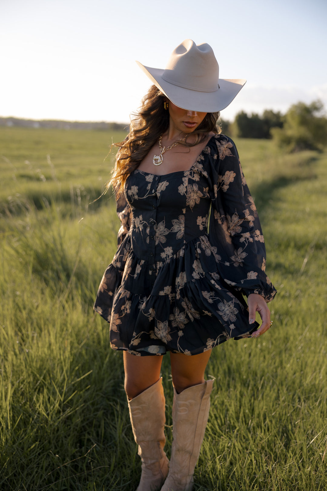 Black Floral Corset Romper PRE ORDER 9/25