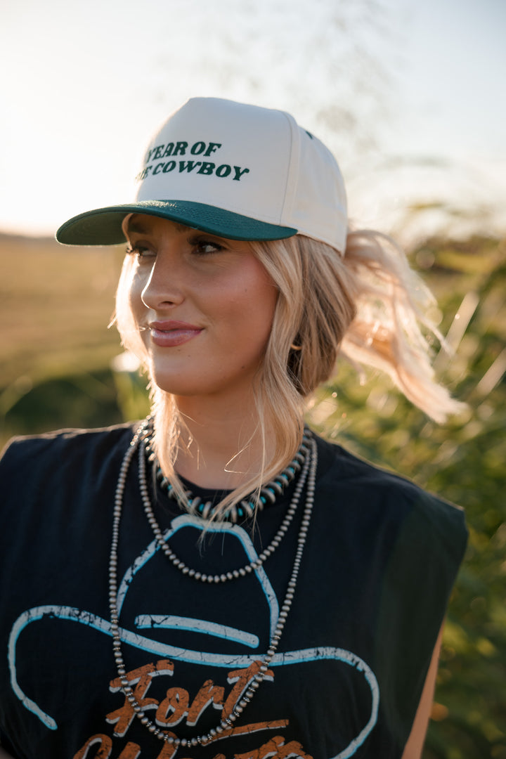 Gorra de camionero para mujer del Año del Vaquero