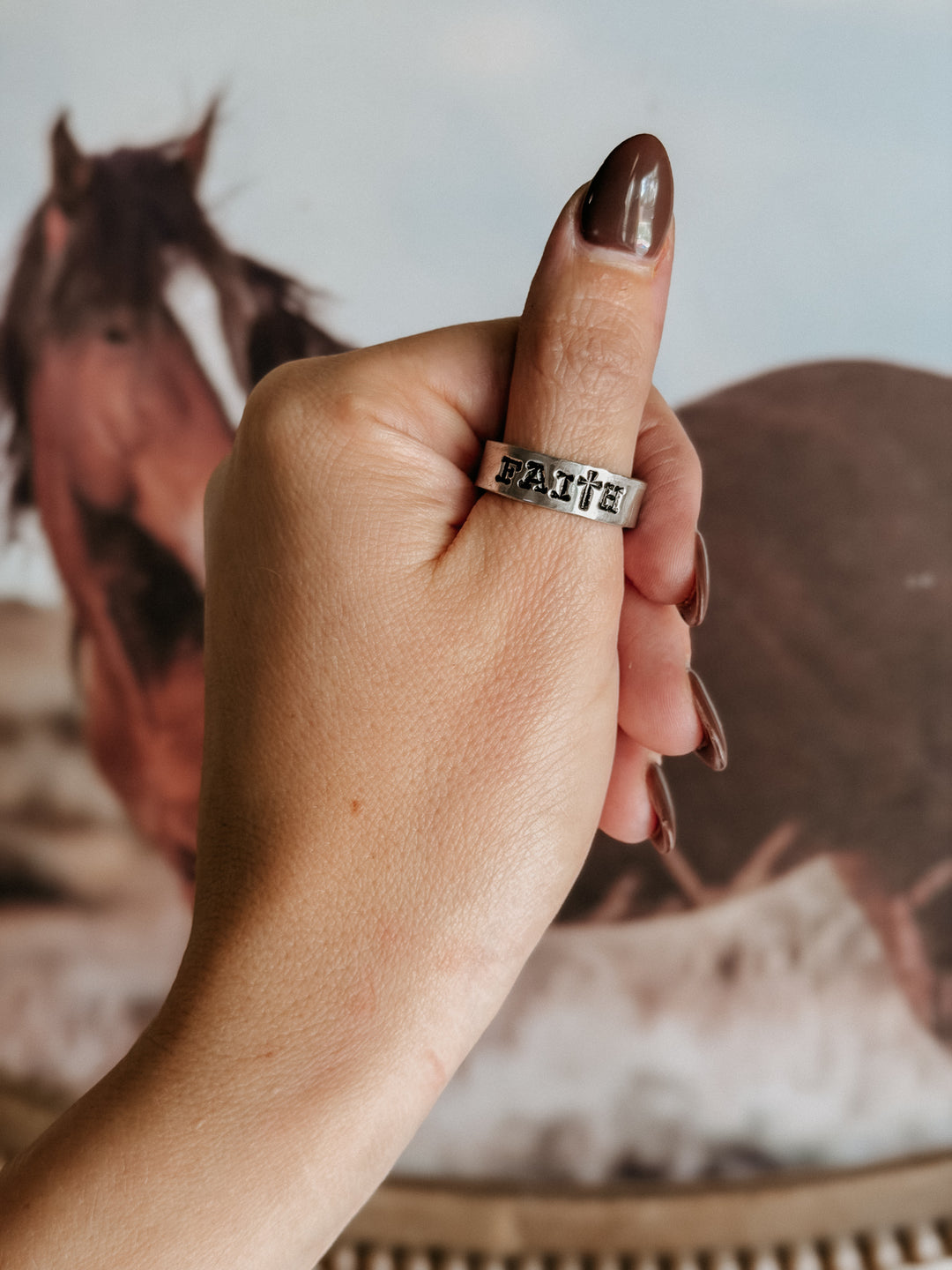 Western Faith Hand Stamp Jewelry Collection