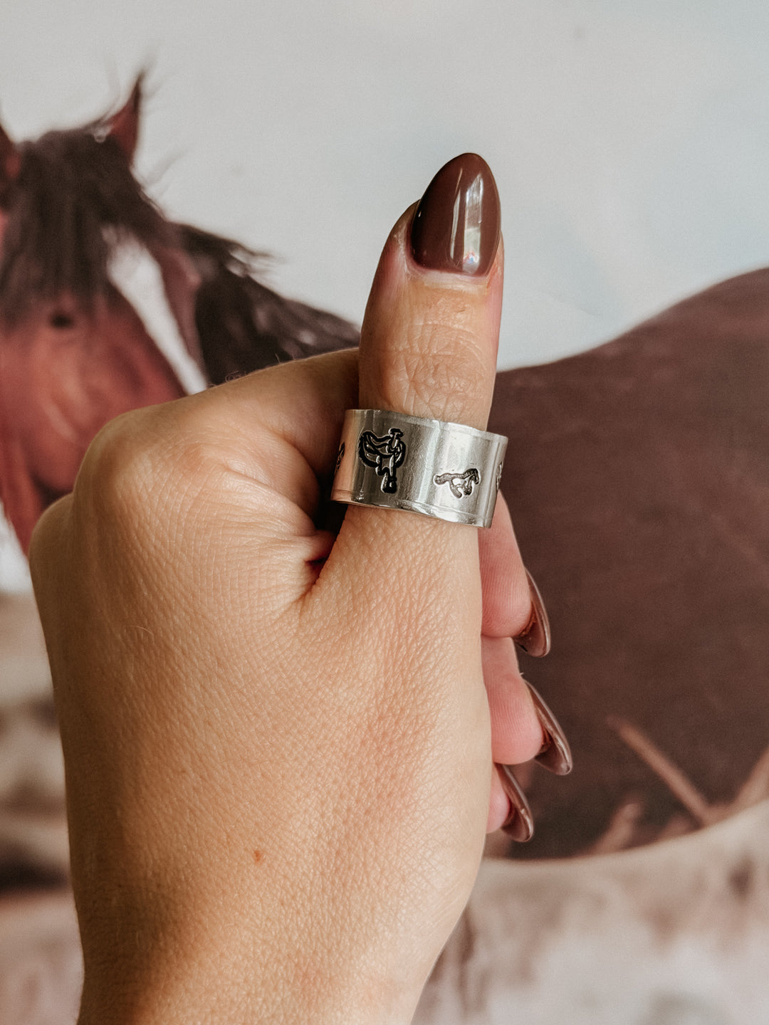Saddle Up With Jesus Hand Stamped Jewelry Collection