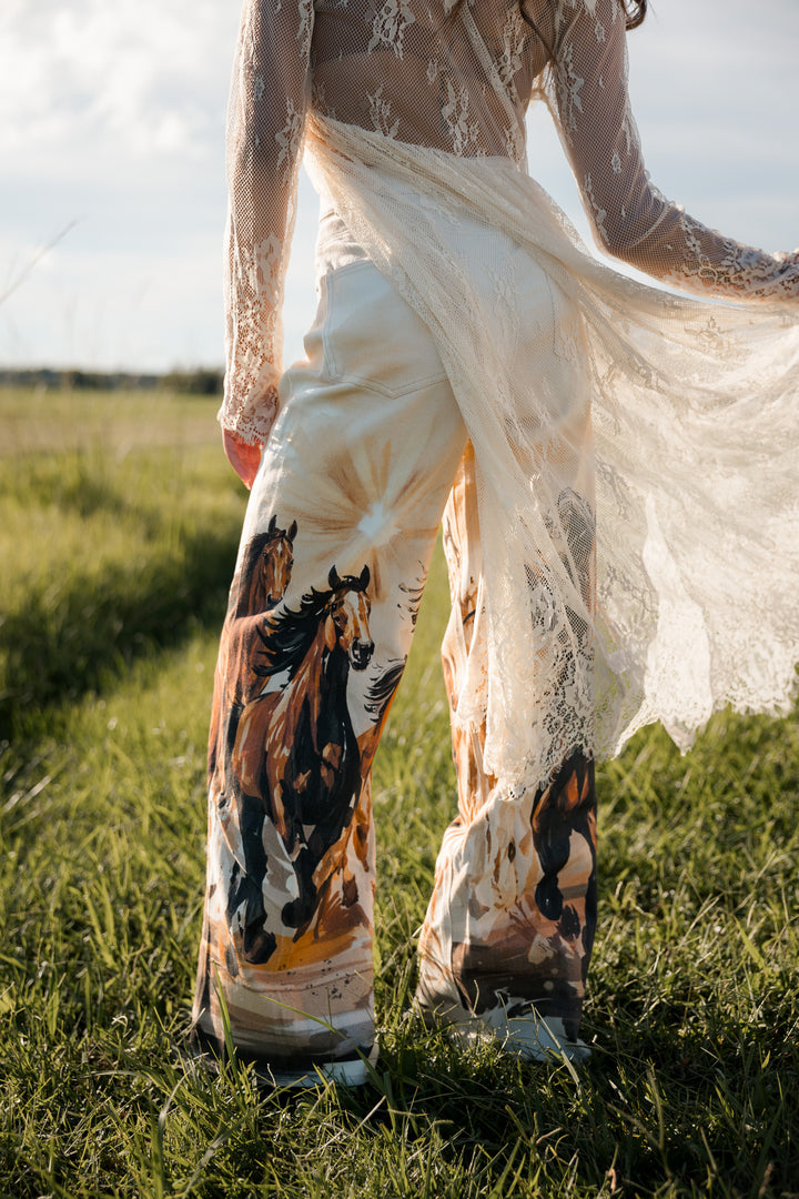 Wild Horses Wide Leg Jeans
