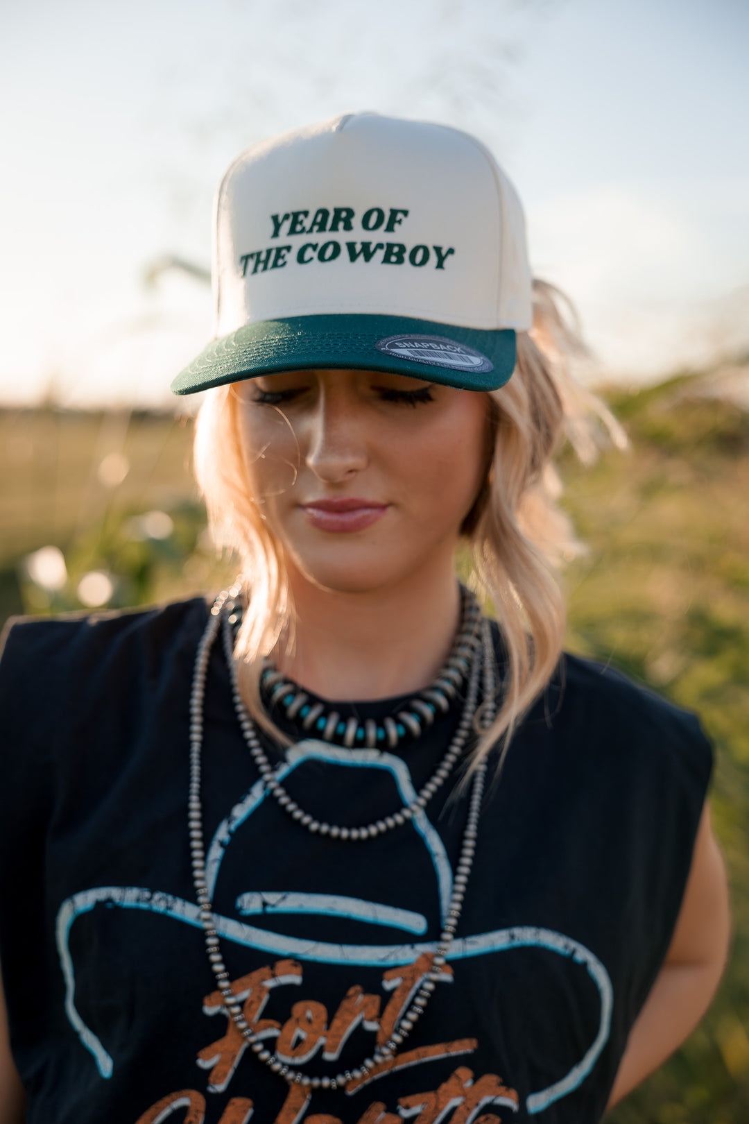 Gorra de camionero para mujer del Año del Vaquero