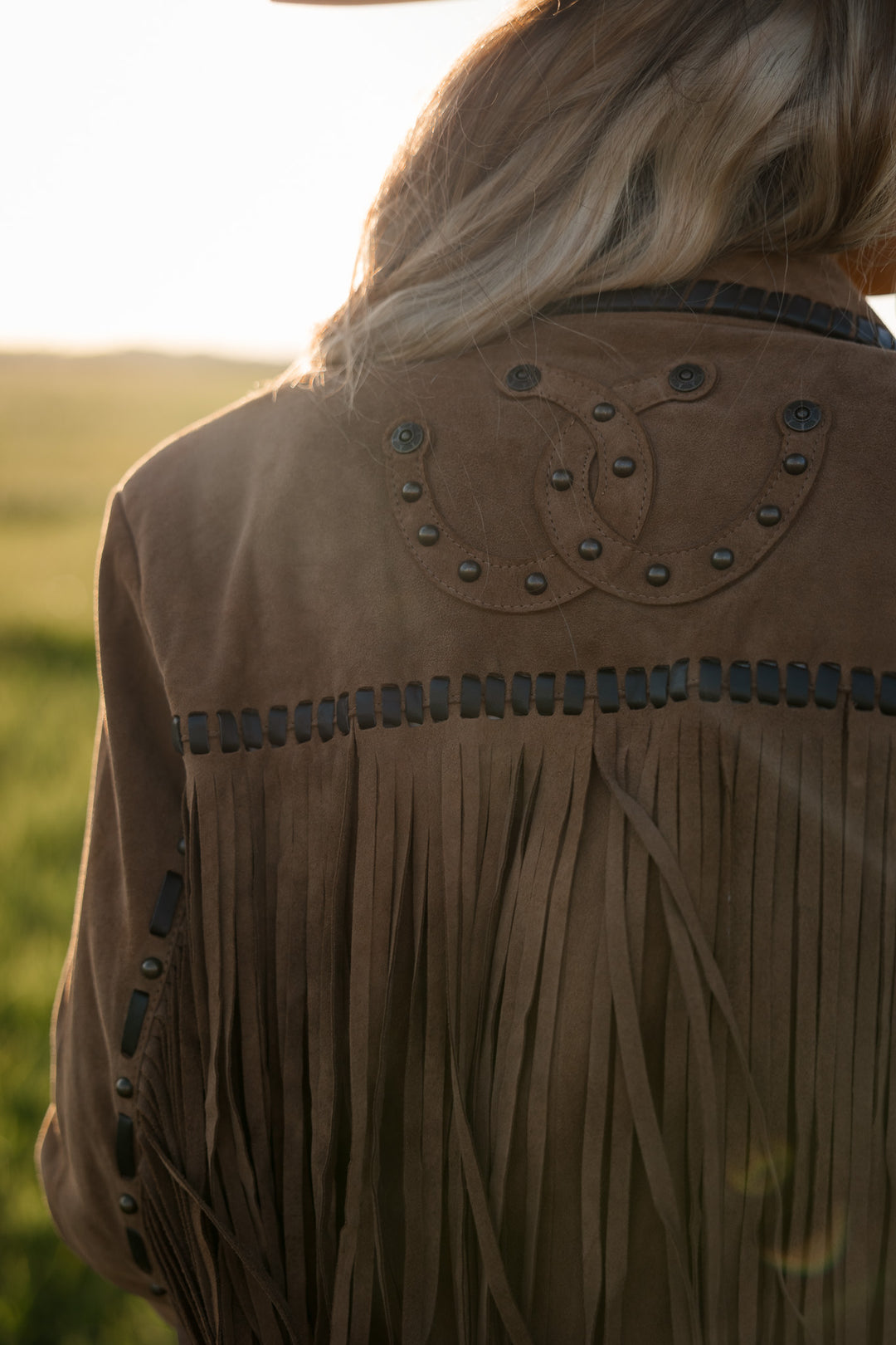 Jaqueta Camel Horse Shoe