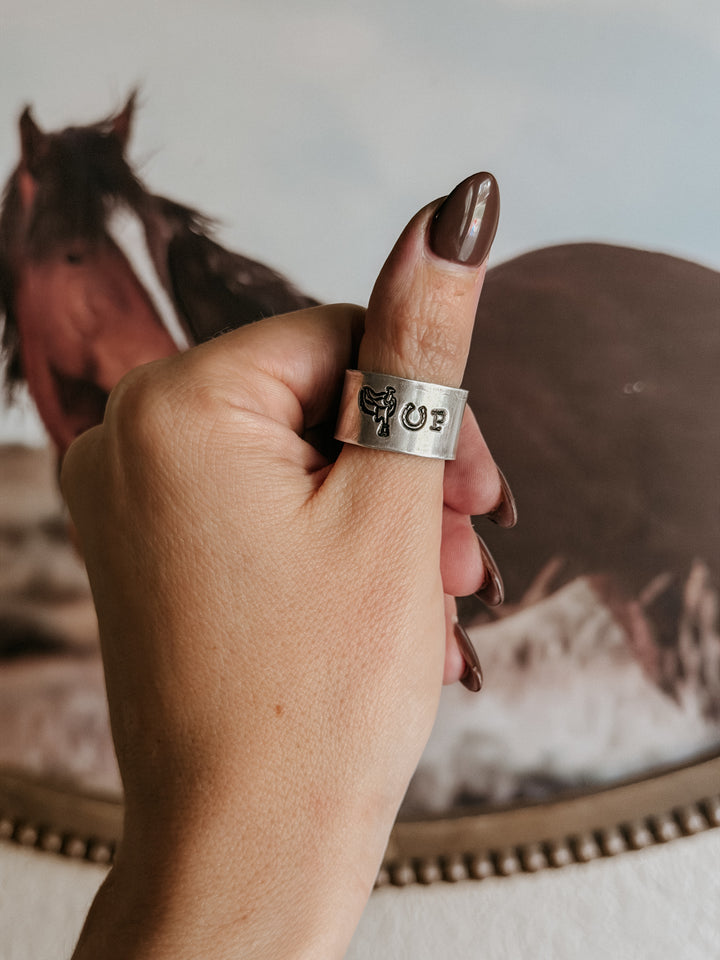 Saddle Up With Jesus Hand Stamped Jewelry Collection