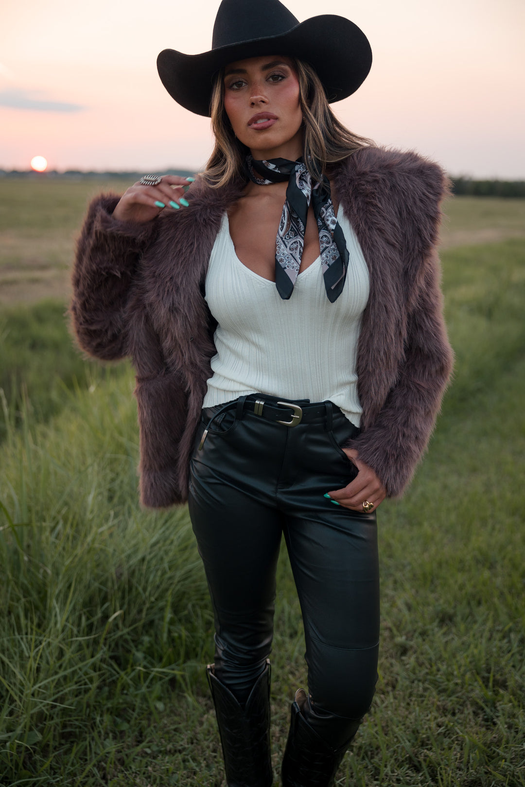 Mocha Fur Coat - Wild J Brand