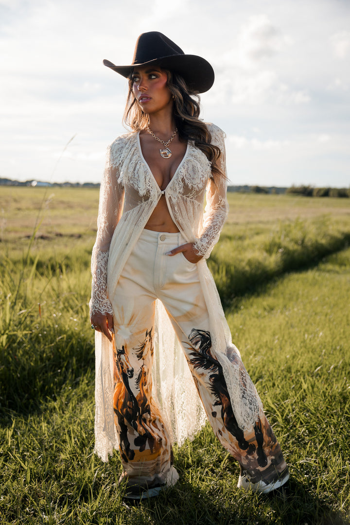 Wild Horses Wide Leg Jeans