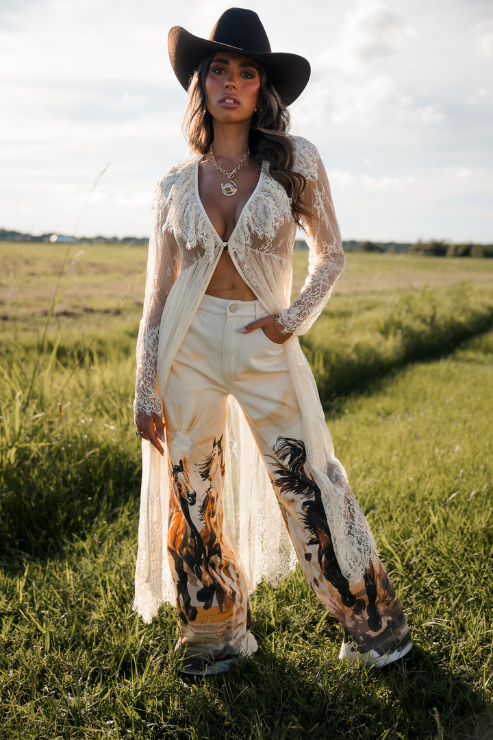Wild Horses Wide Leg Jeans