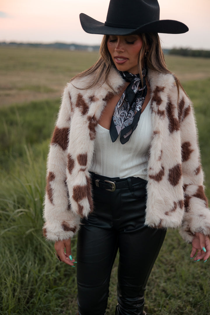 Fur Cow Jacket