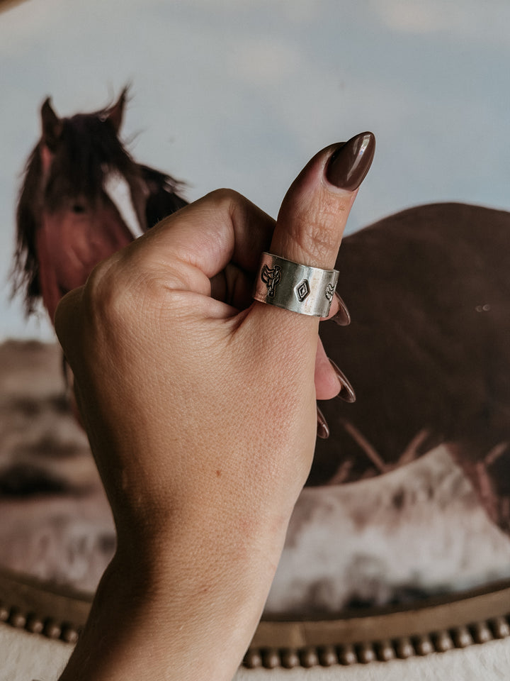 Saddle Up With Jesus Hand Stamped Jewelry Collection