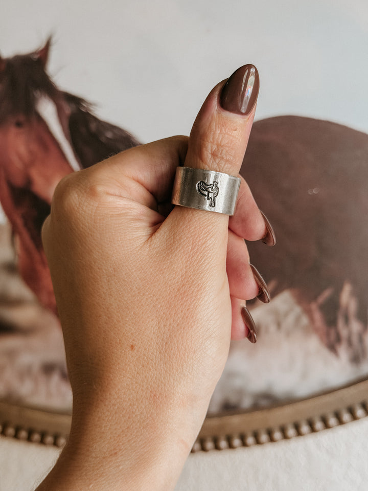 Saddle Up With Jesus Hand Stamped Jewelry Collection