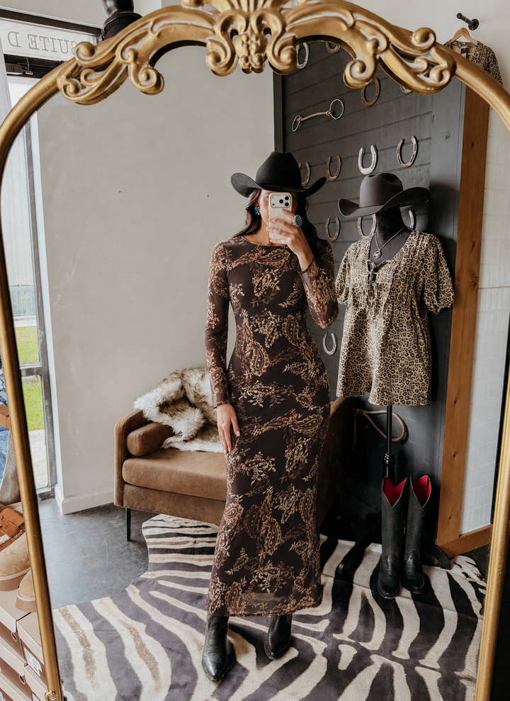 Paisley Trails Maxi Dress PRE ORDER 10/30