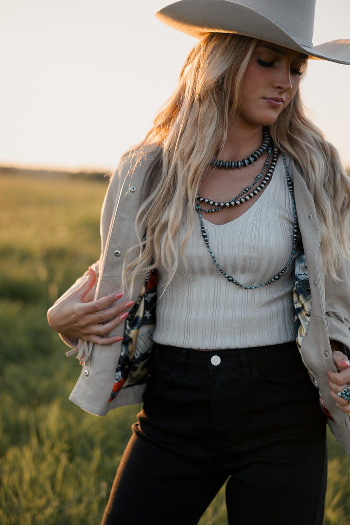Sand Everyday Ribbed Tank