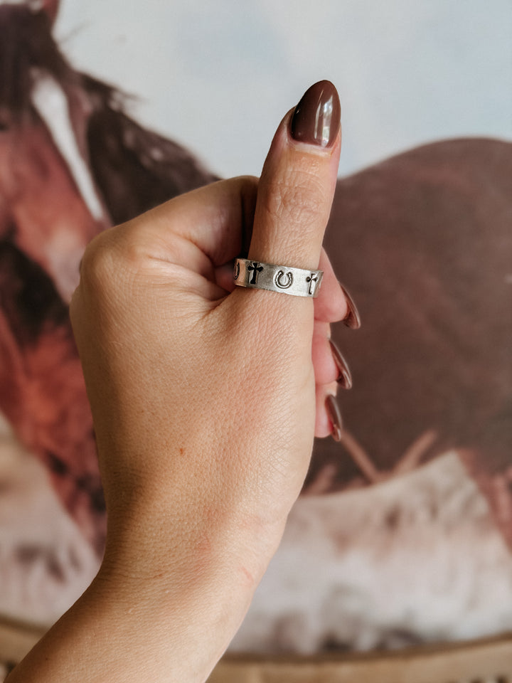 Western Faith Hand Stamp Jewelry Collection