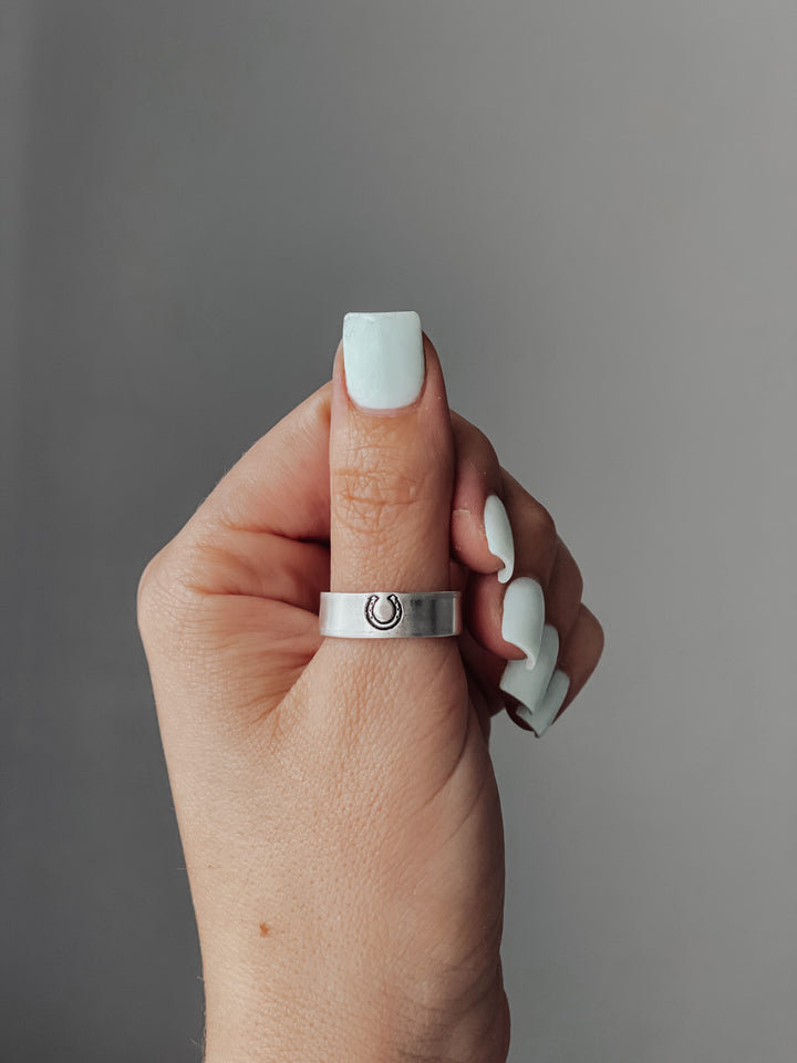 Anillos estampados a mano mixtos *HECHOS A MANO*