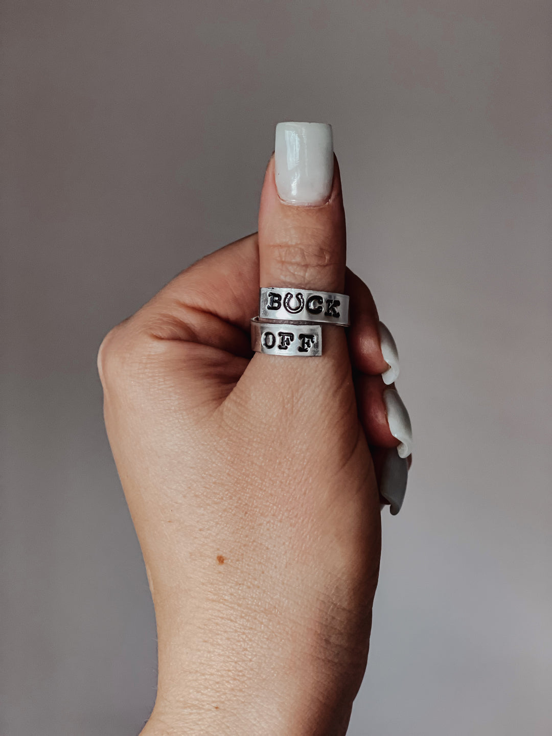 Buck Off Wraparound Ring