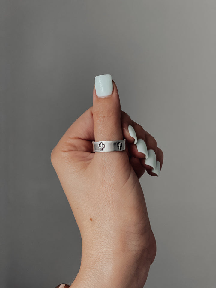 Anillos estampados a mano mixtos *HECHOS A MANO*