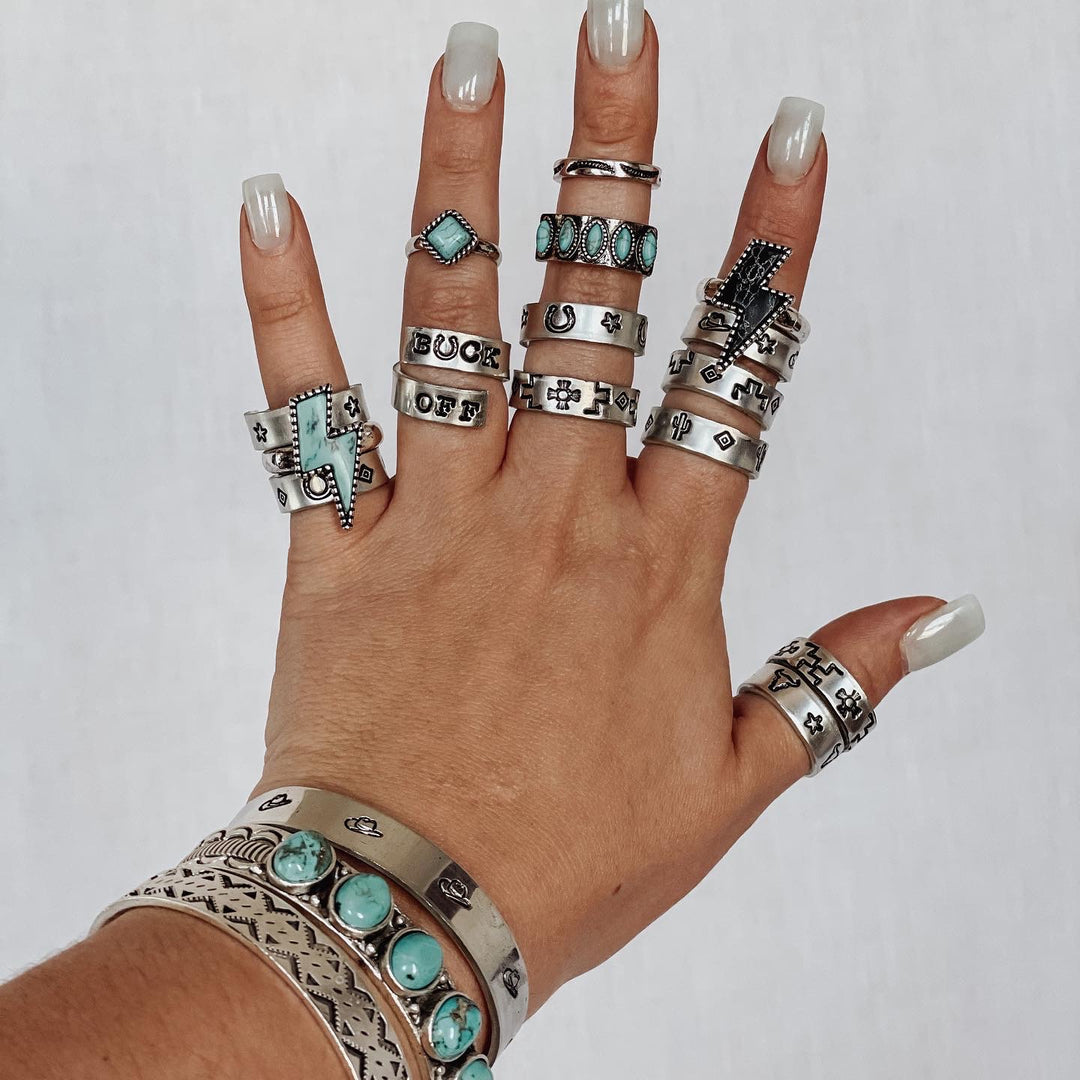Hand Stamped Ring – Choose Your Design | Handmade