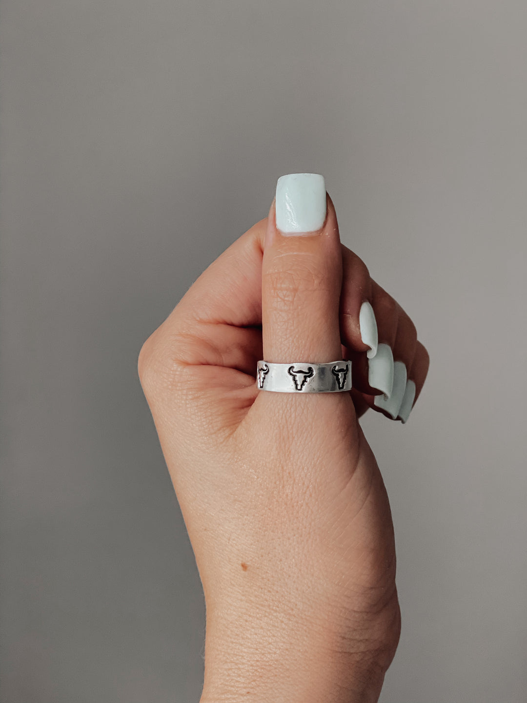 Anillos estampados a mano mixtos *HECHOS A MANO*