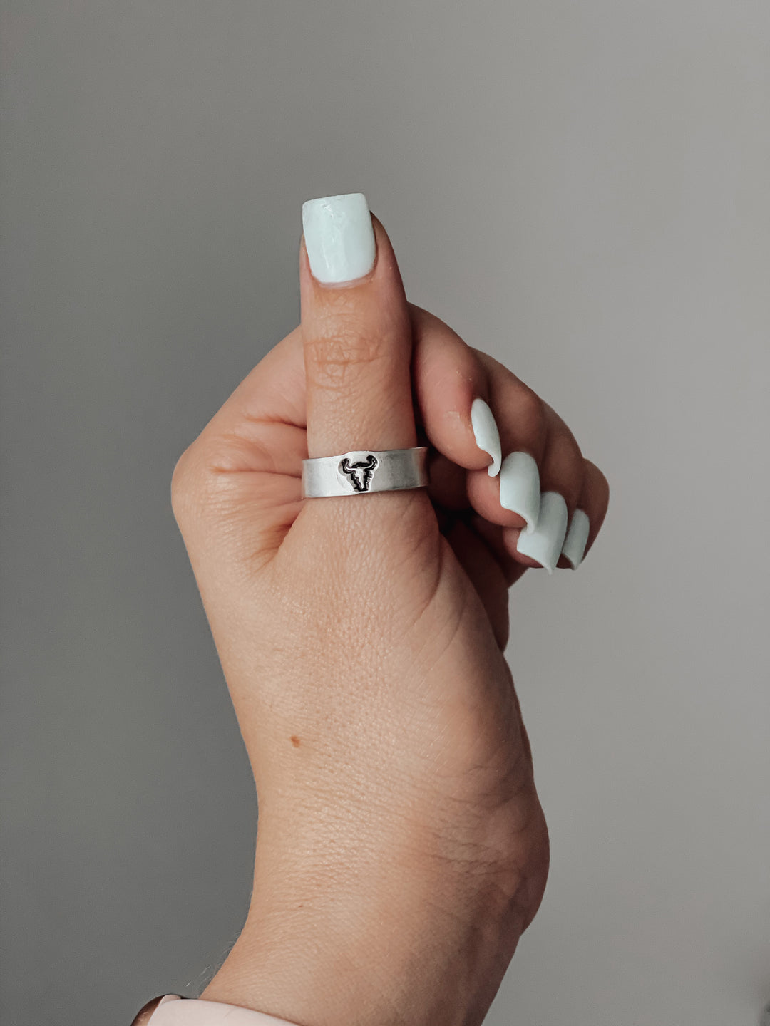 Anillos estampados a mano mixtos *HECHOS A MANO*