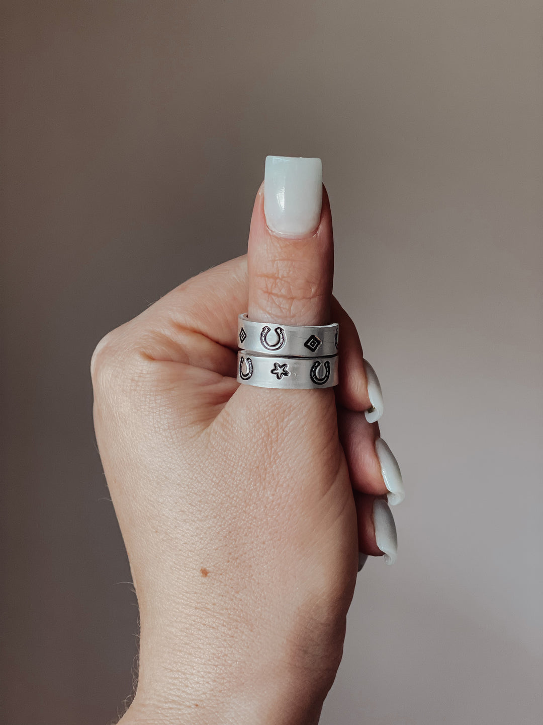 Hand Stamped Ring – Choose Your Design | Handmade