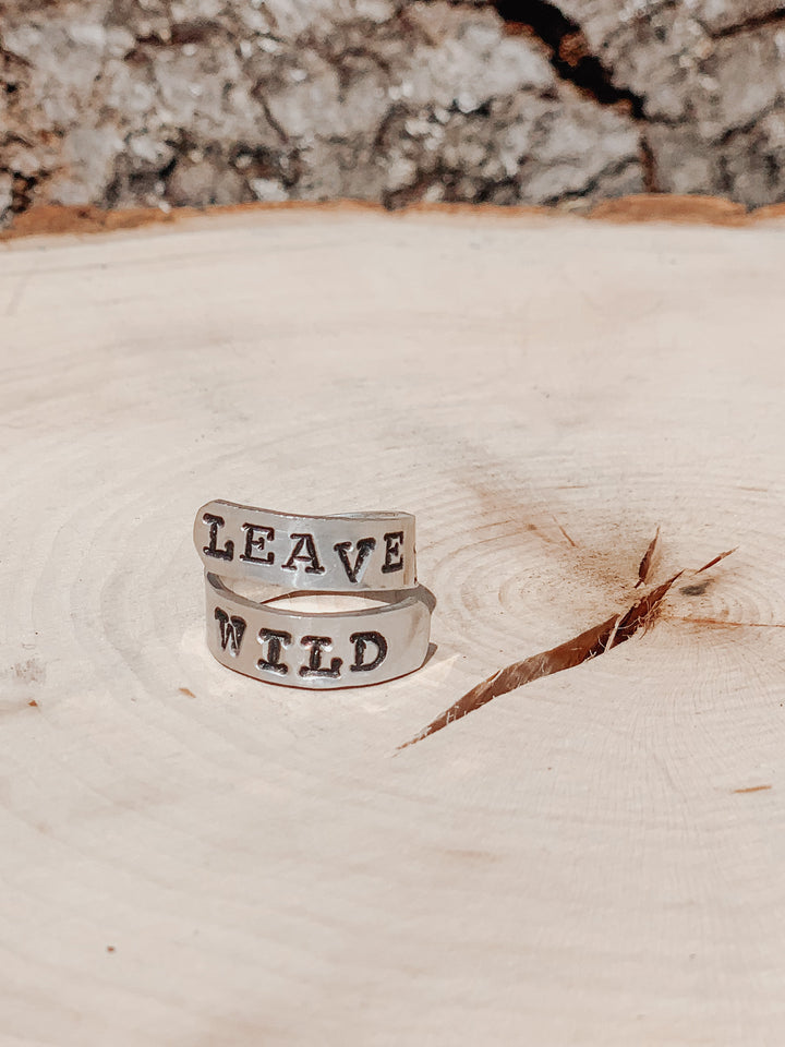 Leave Her Wild Wrap Ring *HANDMADE*