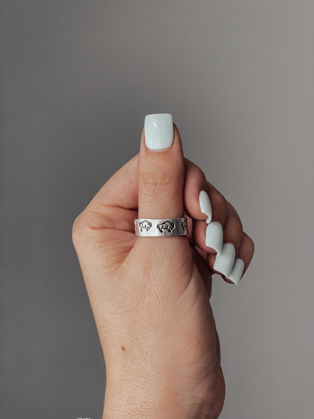 Anillos estampados a mano mixtos *HECHOS A MANO*