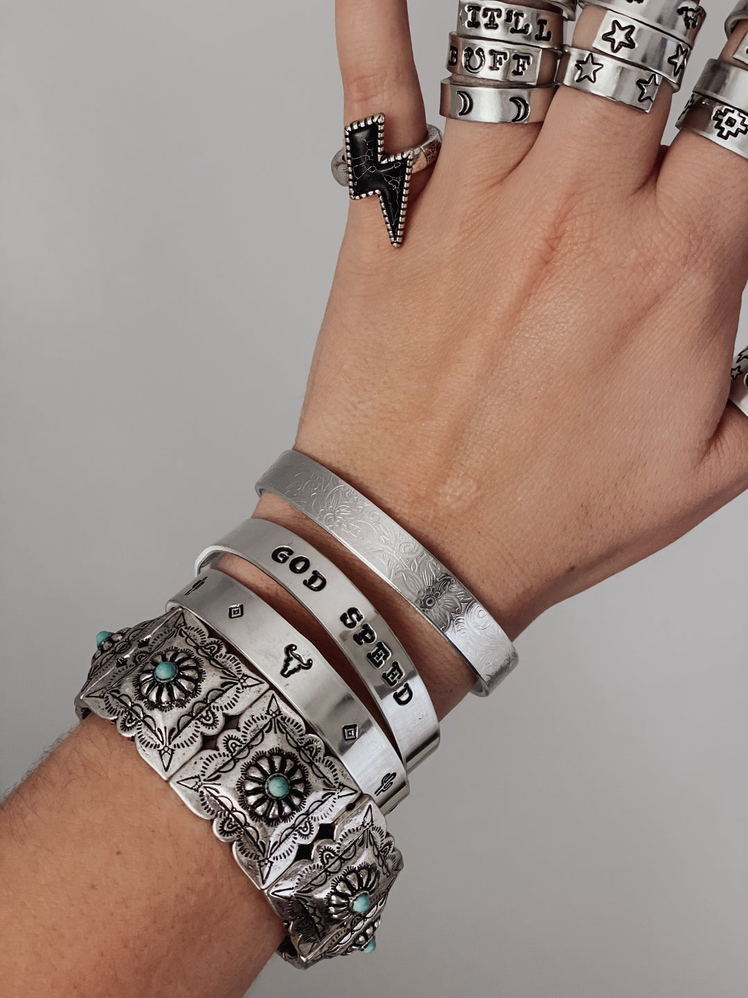 God Speed Bangle Bracelet *HANDMADE*