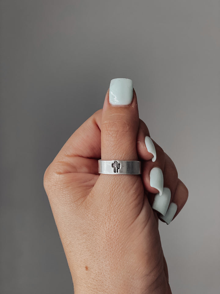 Anillos estampados a mano mixtos *HECHOS A MANO*